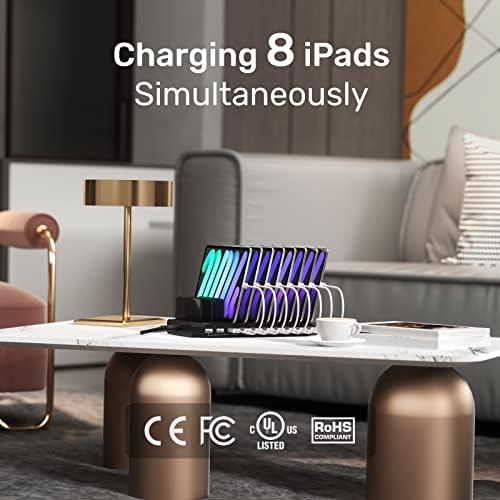 Unitek 10-Port USB-C Charging Station for Multiple Devices with LED Display - Image 3