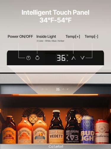 Ca'Lefort 24'' Beverage Refrigerator, 283 Can Beverage Fridge Under Counter - Image 5