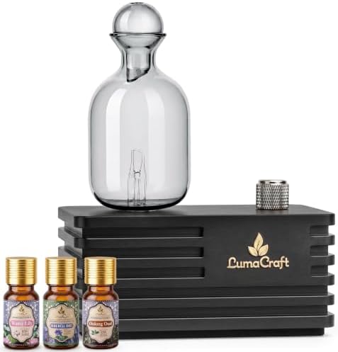 Waterless Essential Oil Diffuser for Home with 3 Oils, 4 Modes by Unknown
