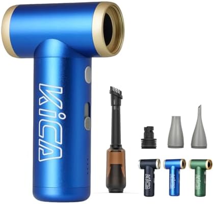 KiCA JetFan 2S Combo Electric Air Duster, 117,000RPM Blower, Blue by KiCA