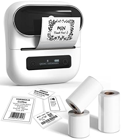 Phomemo M220 Label Maker, New Flagship 3.14 Inch Bluetooth Portable Thermal Label Printer for Barcode, Address, Labeling, Mailing, File Folder, Easy to Use, Support Phone&PC by Phomemo