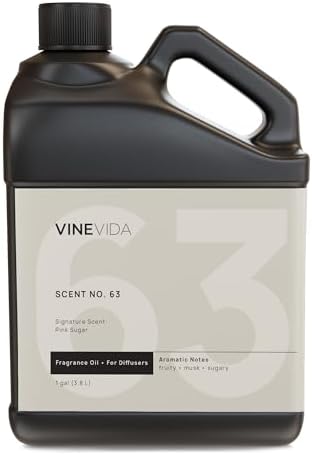 VINEVIDA [128 Fl Oz] Pink Sugar Fragrance Oil for Cold Air Diffusers, Essential Oils for Diffuser Oil Refill & Air Freshener Room Spray by VINEVIDA