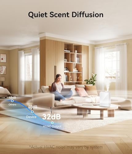 2026 Upgrade 5,500 Sq.Ft Essential Oil Diffuser - HVAC System, Snow - Image 5