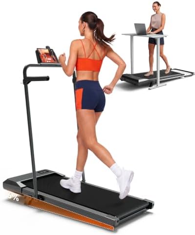 MJWW Walking Pad, Auto Incline, 3.0HP, 300lb, Under-Desk, Remote LED by MJWW