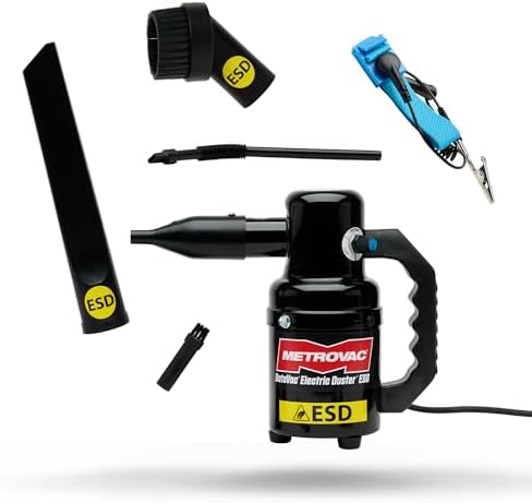 METROVAC DataVac ED-500-ESDV Antistatic Electric Air Duster Made in USA by METROVAC