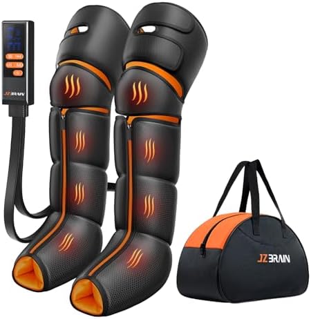 Leg Compression Massager with Heat for Circulation and Pain Relief by JZBRAIN