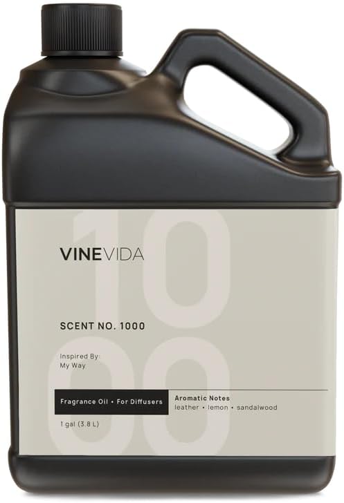 VINEVIDA (128oz) Hotel Fragrance Diffuser Oil - 5 Star Hotel Scents for Diffusers for Home - Cold Air Diffuser Oil - Hotel Scent Essential Oil - Scent No.1000 Inspired by My Way by VINEVIDA