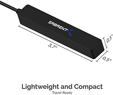 SABRENT 4-Port Portable USB 2.0 Hub for Laptop & Tablet (HB-MCRM) - Image 7