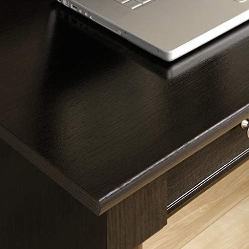 Sauder Palladia Computer Desk with Drawers, Home Office Desk with File Cabinet Storage Drawer, Cable Management, Keyboard Tray, in Wind Oak Finish - Image 6