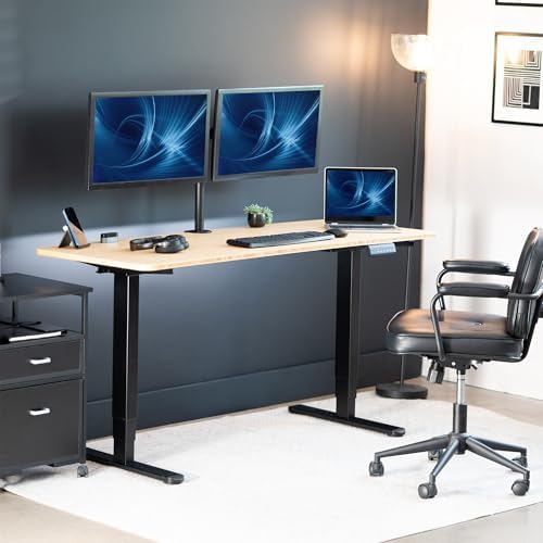 VIVO Real Bamboo 60 x 24 in Standing Desk, DESK-KIT-2B6O - Image 2