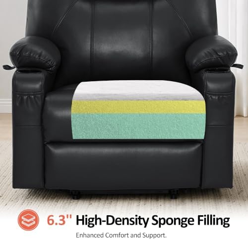 MCombo Power Lift Recliner Chair for Elderly, Heat and Massage R7042 - Image 6