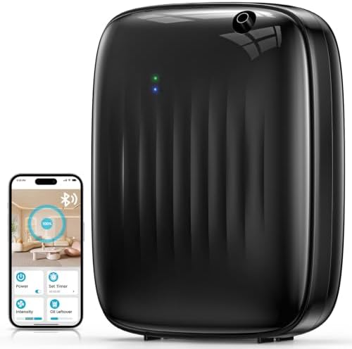 Ziweo Waterless Essential Oil Diffuser, 3000sq.ft - App & Panel Control by ZiweoWaterlessEssentialOilDiffuser