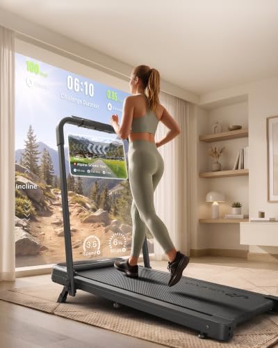 UREVO Smart 11% Incline Treadmill, Walking Pad with AI Smart APP - Image 6