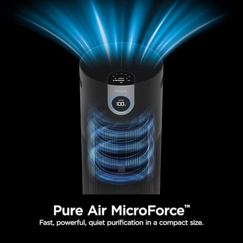 Shark Air Purifier MAX with NanoSeal HEPA, Clean Sense IQ, Odor Lock, Filters up to 1200 Sq. Ft. and 99.98% of Airborne Particles, 0.1–0.2 Microns, Grey, HP202 (Renewed) - Image 6