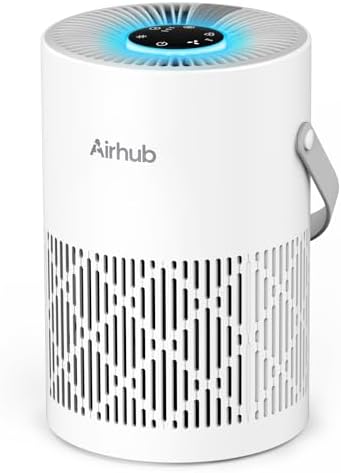 Air Purifiers for Bedroom Home Covers Up to 880 Ft² 1Hr 20dB Sleep Mode by Airhub-AirPurifier