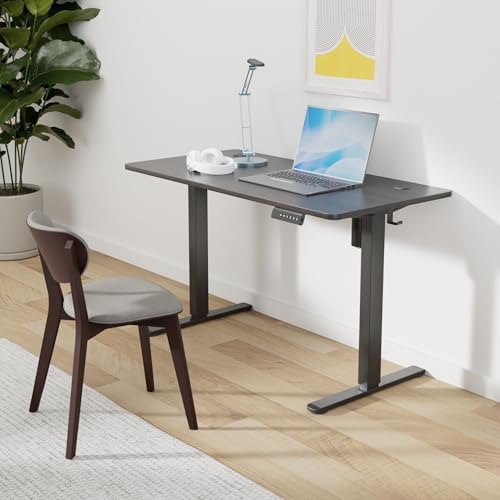 STARY Electric Standing Desk Adjustable Height Sit Stand Home Office Desk with Splice Board - Image 2