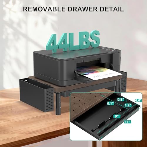 WALI Computer Monitor Stand with Storage and Pen Holder - Image 6