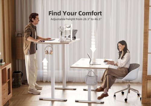 YDN 48 x 24 Inch Nature Electric Standing Desk - Image 5