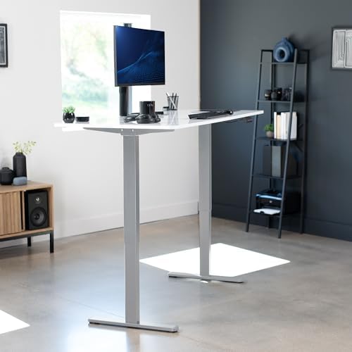 VIVO White Dry Erase 71 x 30 in Standing Desk, DESK-KIT-E2G7WE - Image 2