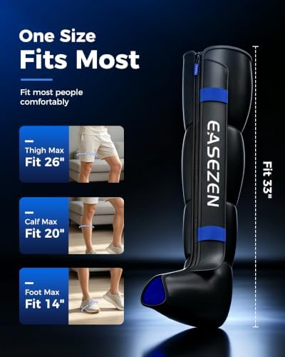 EaseZen Cordless Leg Compression Massager for Circulation and Pain Relief - Image 5