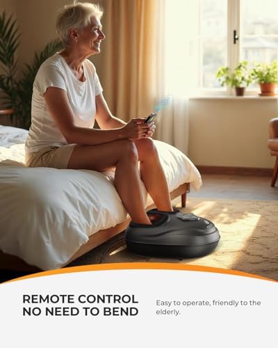 CooCoCo Foot Massager with Heat & Remote for Home Office Use - Image 4
