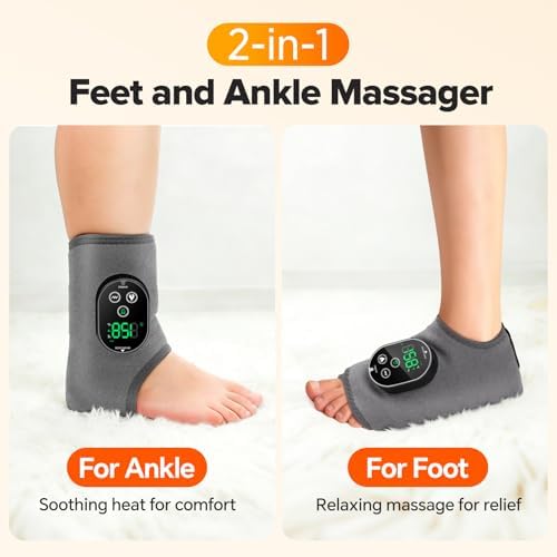2PCS Foot Massager for Neuropathy, FSA Eligible Ankle Heating Pad - Image 2