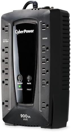 CyberPower AVRG900U AVR UPS Battery Backup and Surge Protector, 900VA Non-LCD (Pack of 2) - Image 2
