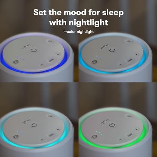 Frida Baby 3-in-1 Baby Air Purifier for Allergy Relief, Sound Machine for Sleeping + Nightlight, HEPA Filter Purifier for Bedroom with 3 Fan Speeds, Easy-Change Filter, Auto-Off Timer - Image 5