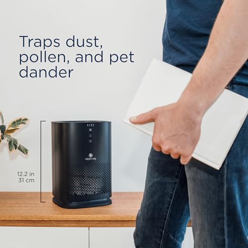 Medify MA-14 Air Purifier with HEPA Filter | 470 ft² per Hour for Smoke, Odors, Pollen, Pets | Removal to 0.3 Microns | Black, 2-Pack - Image 3
