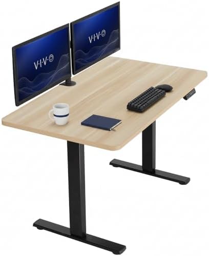 VIVO Light Wood 48 x 30 in Standing Desk, DESK-KIT-1B5C by VIVO