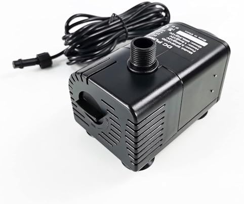 25W Solar Water Pump KIT: DC Dry-Run Protection Water Pump 370GpH with 18V 25W Solar Panel for Fountain, Fish Pond, and Aquarium (No Backup Battery) - Image 2