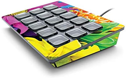 MightySkins Skin for Elgato Stream Deck - Colorful Flowers | Protective, Durable, and Unique Vinyl Decal wrap Cover | Easy to Apply, Remove, and Change Styles | Made in The USA by MIGHTY+SKINS