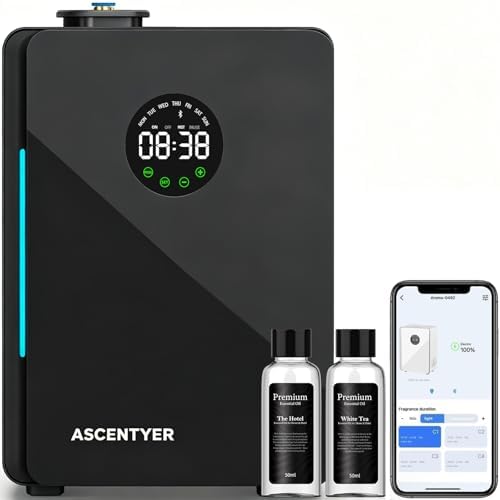HVAC Scent Diffuser Covers up 5000 Sq. Ft, Hotel Scent Diffuser Machine by ASCENTYER