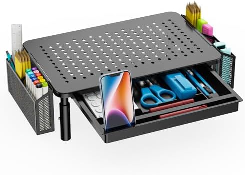 WALI Computer Monitor Stand with Storage and Pen Holder by WALI