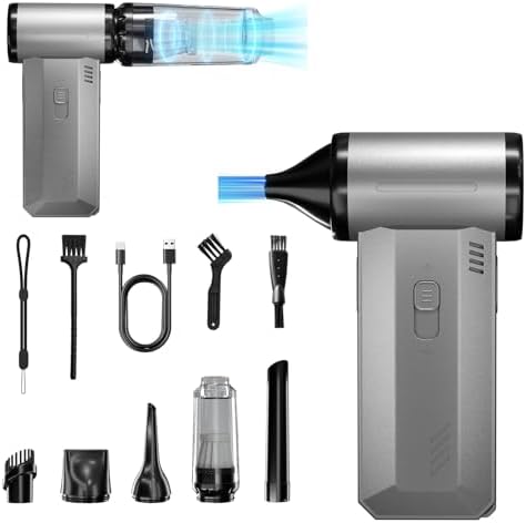 Buyounger 200,000RPM Compressed Air Duster, 2-in-1 Vacuum&Duster, Cordless by Unknown