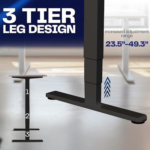 VIVO Black Dual Motor Electric Standing Desk Frame, DESK-V103E - Image 6