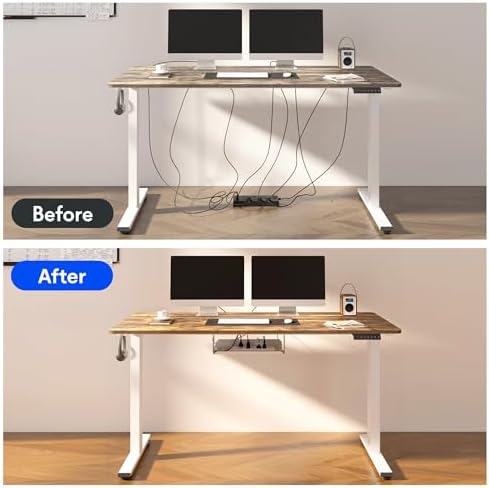 FLEXISPOT EN2 48"x30" Standing Desk with Power Strip Bundle - Image 6