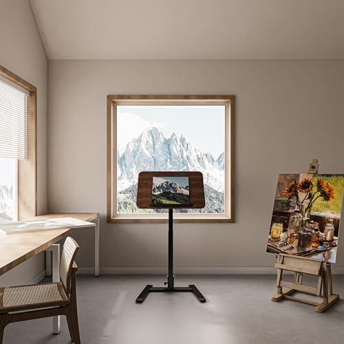 alawooder 25" Mobile Folding Desk: Pneumatic Sit-Stand, No Assembly - Image 2
