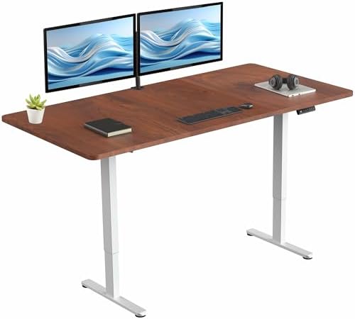 VIVO Dark Walnut 71 x 36 in Standing Desk, DESK-KIT-E2W7D-36 by VIVO