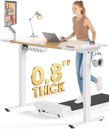 SIAGO 55 x 24 Inch Electric Standing Desk, 0.8 Inch Thick Tabletop by SIAGO