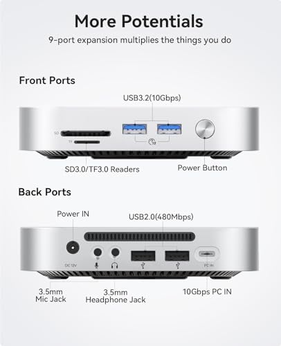 ORICO Mac mini M4 Dock and Stand with NVMe SSD Enclosure for Mac mini M4/M6 - Image 2