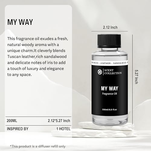 Luxury Hotel Scent My Way Diffuser Oil 200ml Waterless Fragrance Oil Refill - Image 3