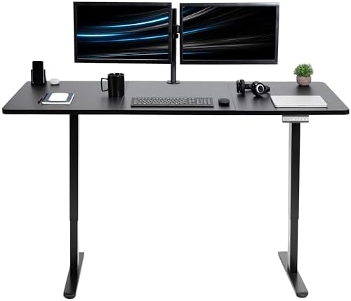 VIVO Black 71 x 30 in Standing Desk, DESK-KIT-E2B7B by VIVO