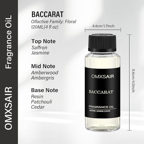 Baccarat Inspired Hotel Diffuser Oil for Home Luxury Scents - 120ml/4 fl oz - Image 2