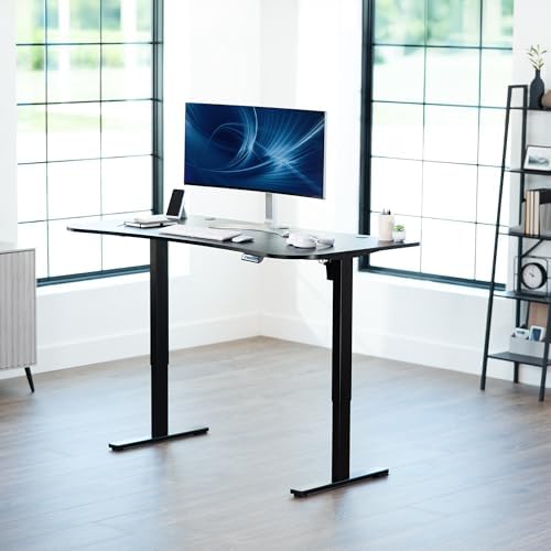 VIVO Black 63 x 32 in Standing Desk, DESK-KIT-1B1B - Image 2