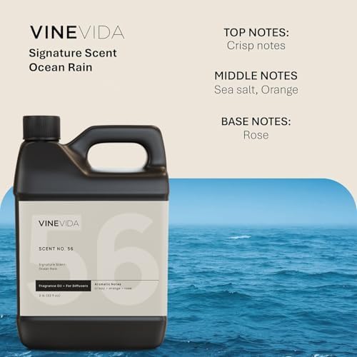 VINEVIDA [32 Fl Oz] Ocean Rain Fragrance Oil for Cold Air Diffusers, Essential Oils for Diffuser Oil Refill & Air Freshener Room Spray - Image 3