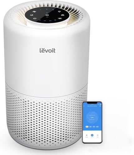 Levoit Air Purifier for Home Pets Bedroom Dorm Room, Smart & Voice Control by Levoit