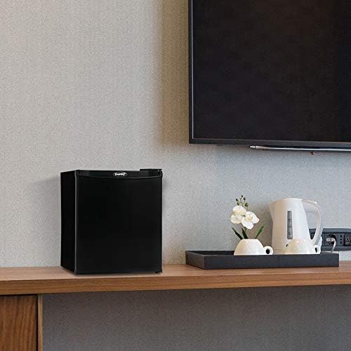 Danby DAR010A1BDB 1 Cu.Ft. Mini Fridge, For Desks, Work From Home Office, Bedroom, Bathroom, Small Compact Refrigerator In Black With Ultra Quiet Silencer - Image 6