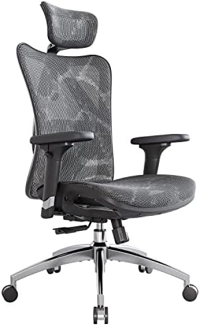 SIHOO M57 Ergonomic Office Chair, Mesh Back Desk Chair with 3D Armrests by SIHOO