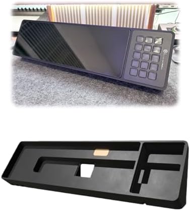 Dual Mount for Corsair Xeneon Edge & Elgato Stream Deck Mk.2 | All-in-One Organizer Stand with Cable Management Slots & Quick-Release Button | ABS Construction by Unknown